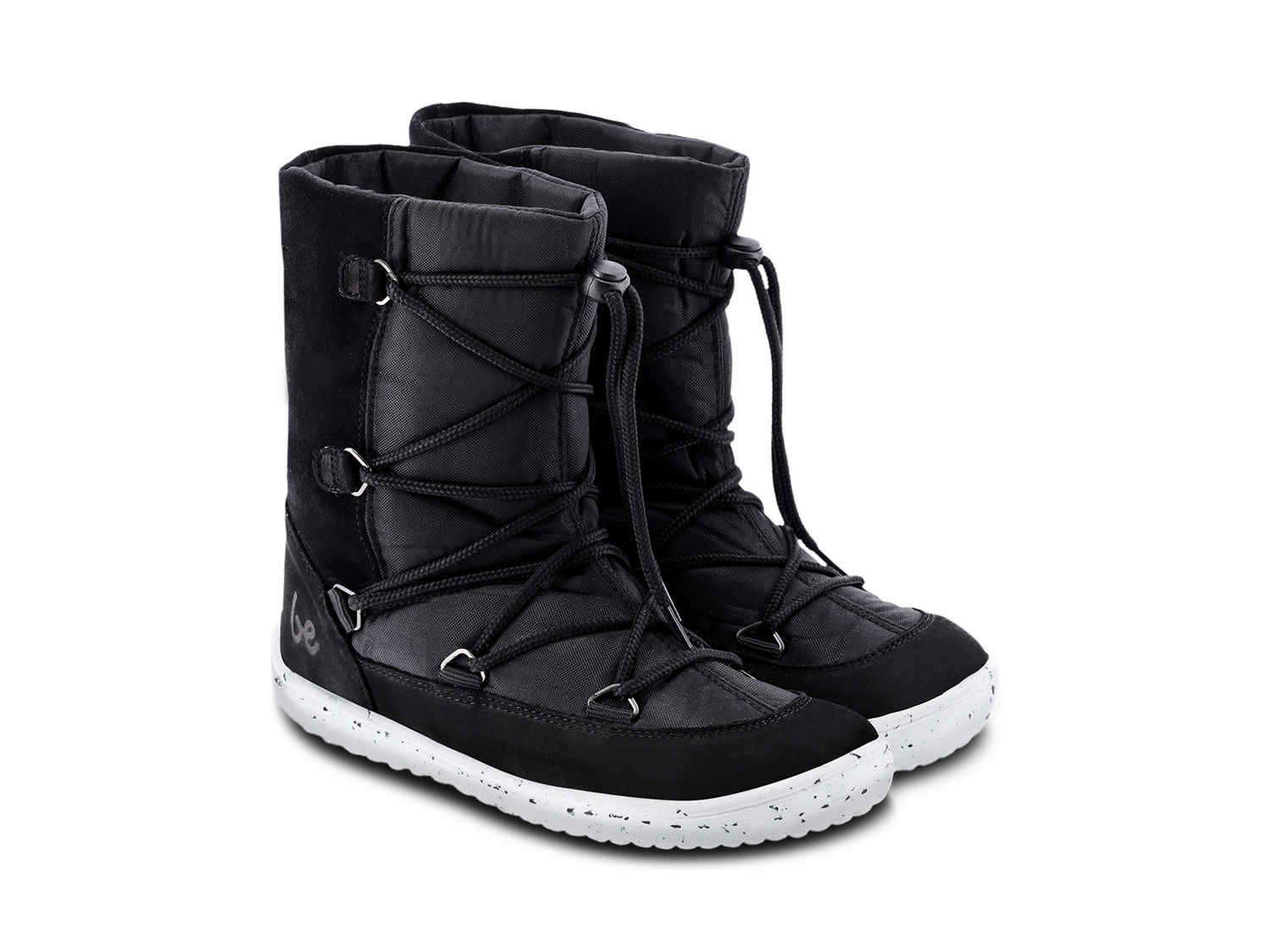 Chaussures l'hiver enfants barefoot Be Lenka Snowfox Kids 2.0 - Black.