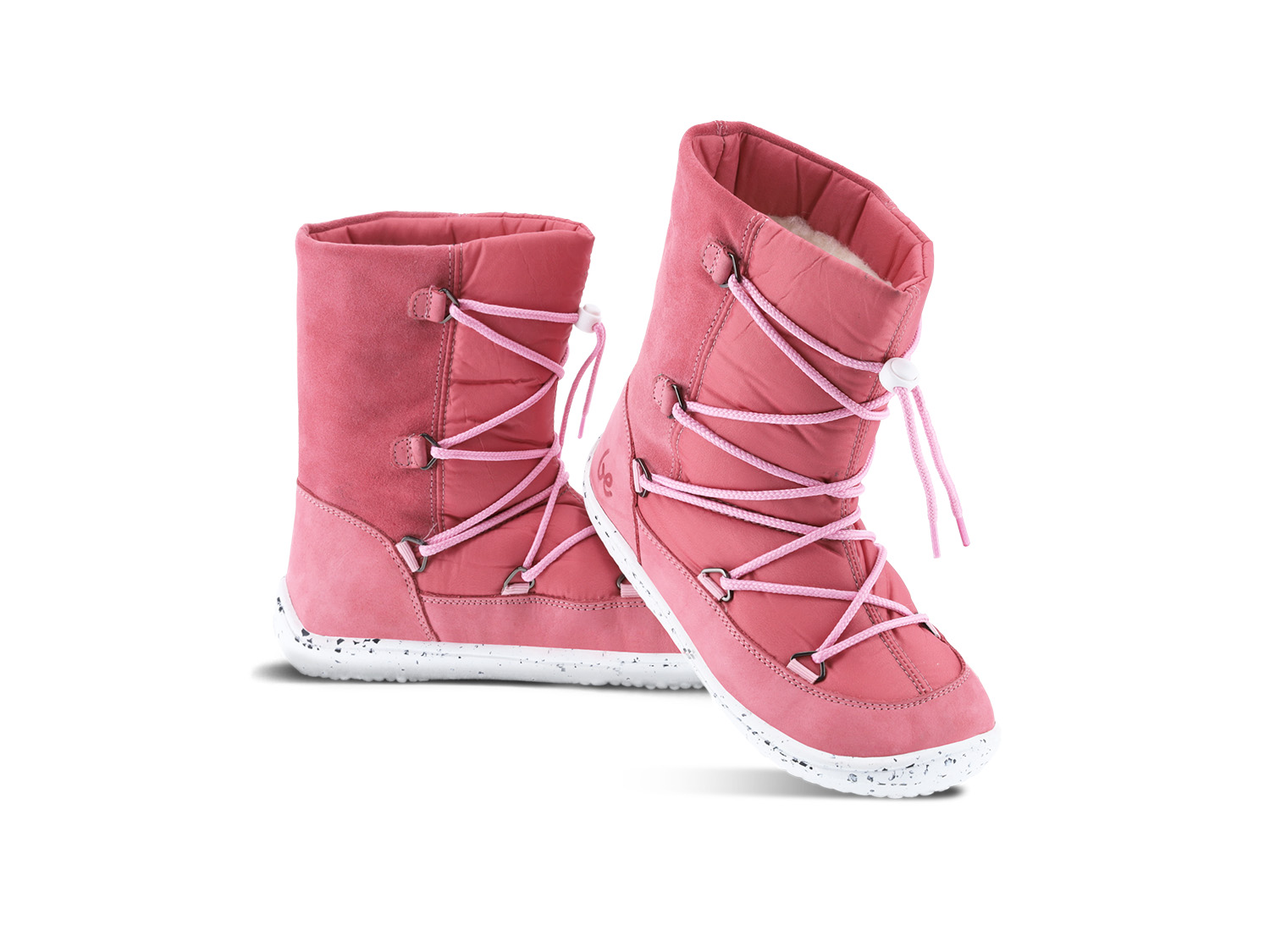 Chaussures l'hiver enfants barefoot Be Lenka Snowfox Kids 2.0 - Rose Pink.