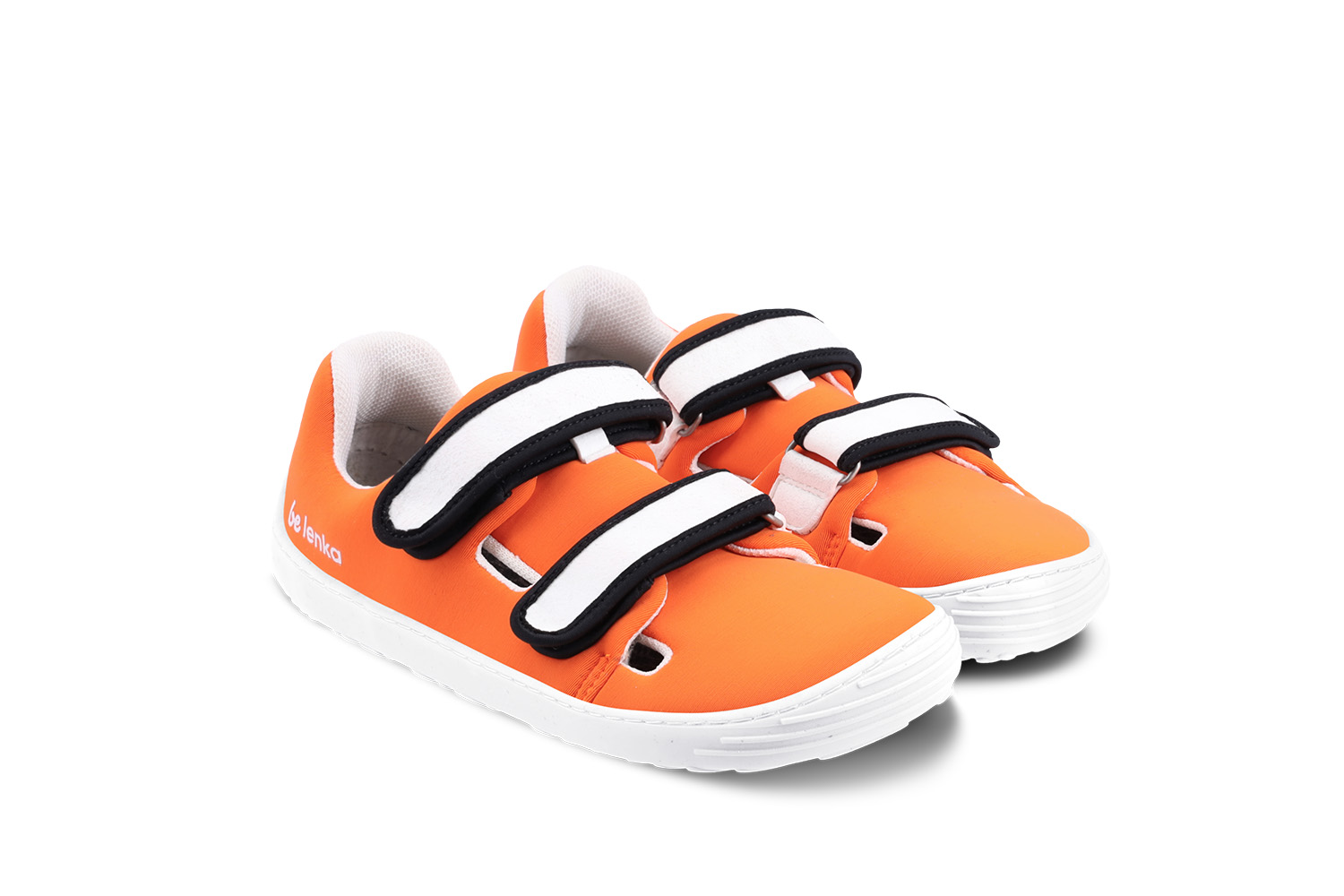 Baskets enfants barefoot Be Lenka Seasiders - Orangy.