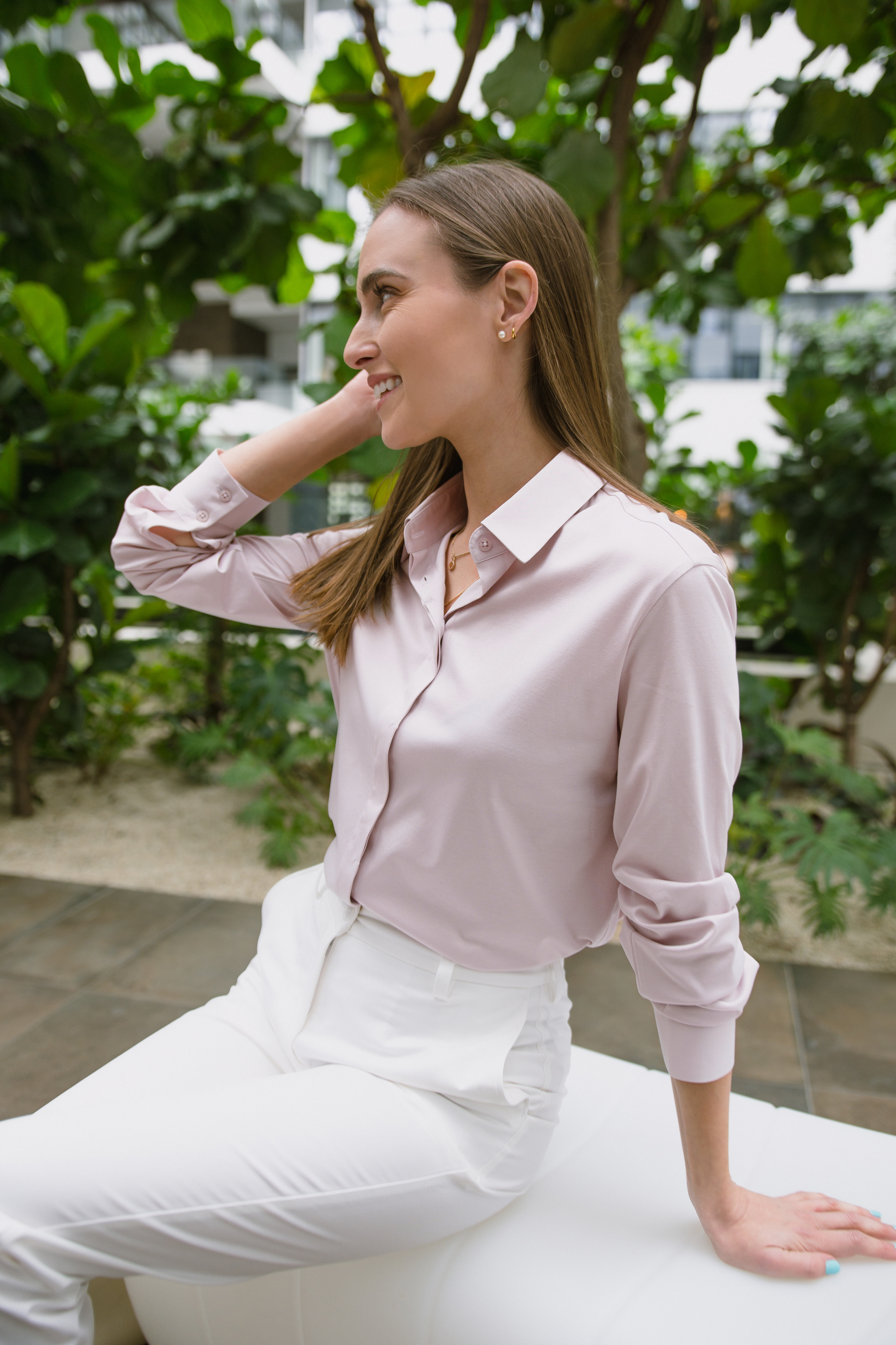 Chemise femme Be Lenka Essentials - Powder Pink.