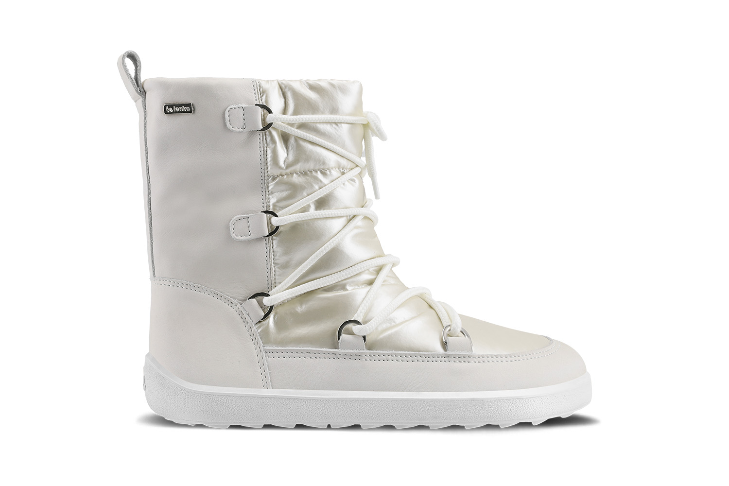 Barefoot chaussures d'hiver Be Lenka Snowfox Woman - Pearl White