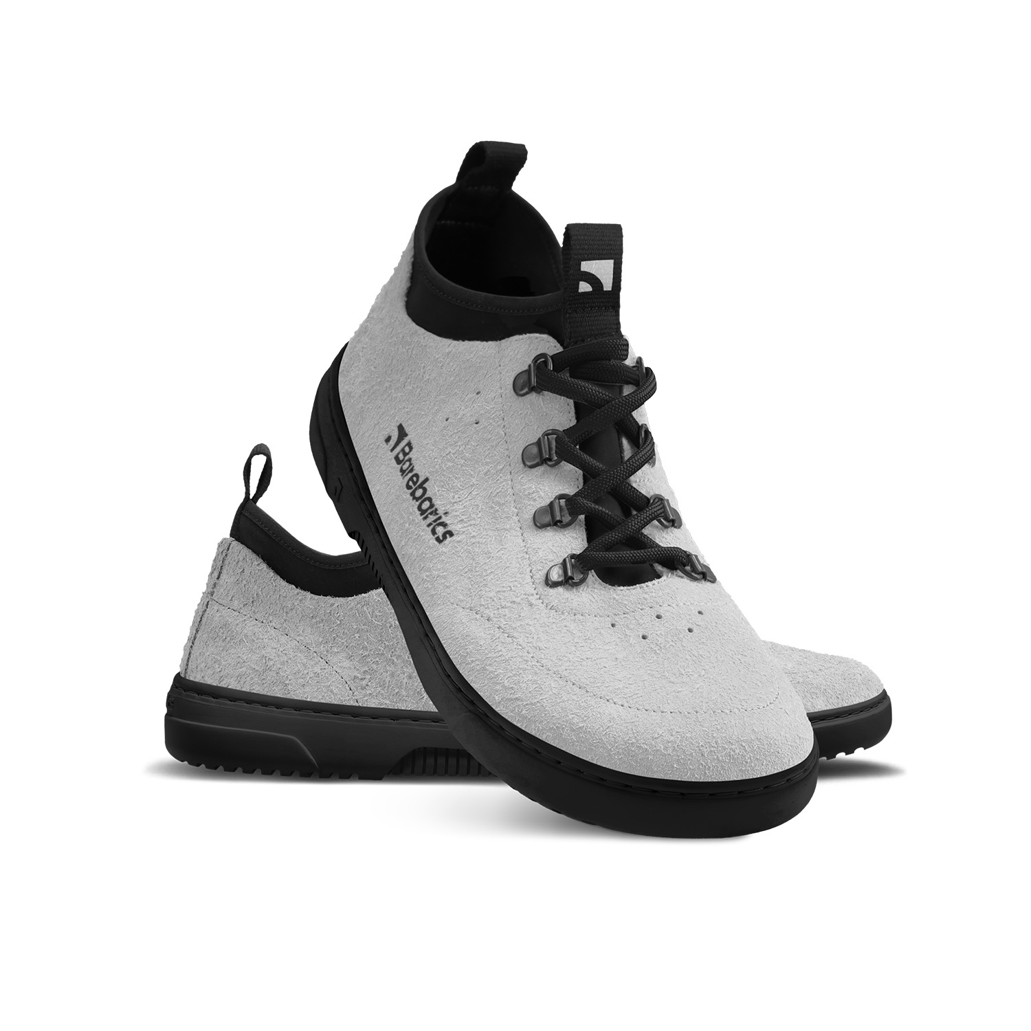 Barefoot Sneakers Barebarics Bronx - Grey.
Les baskets Barebarics sont fabriquées selon des processus qui minimisent l'impact sur l'environnement.
  La tige est en cuir et textile  La doublure est en lycra et microfibre  La semelle est en gomme synthétique souple à haute résistance à l'usure.



Attributs barefoot
  Forme anatomique - Les basket respectent la forme du pied.




Plus d'information
design urbain moderneconçu et fabriqué à la main dans l’Union européenne, à partir de matériaux durables locauxexcellente durabilité et solidité des couleurs des matériauxdisponible en numéros : 36 - 47 (selon mesure européenne)chaussure de ville