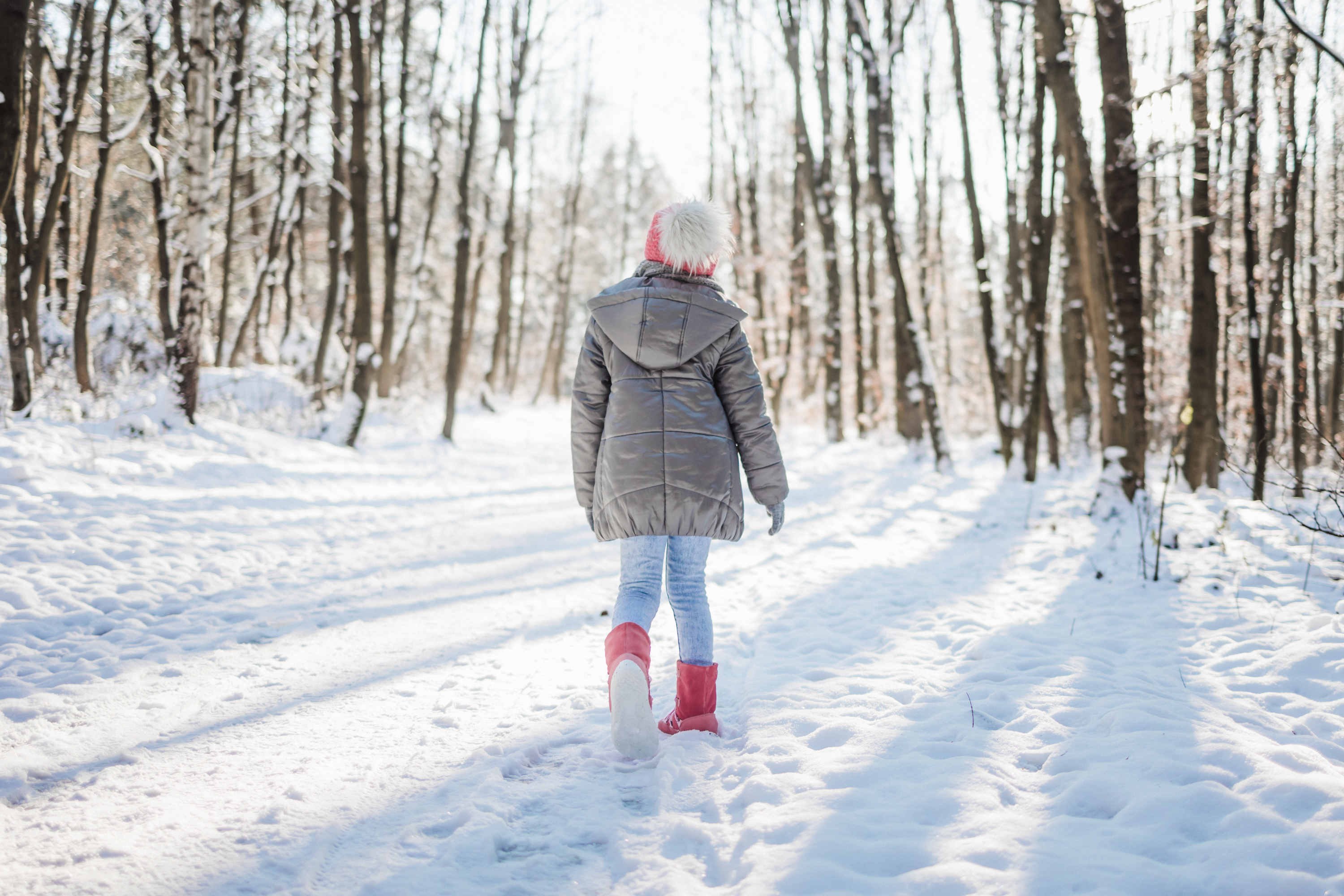 Chaussures l'hiver enfants barefoot Be Lenka Snowfox Kids 2.0 - Rose Pink.