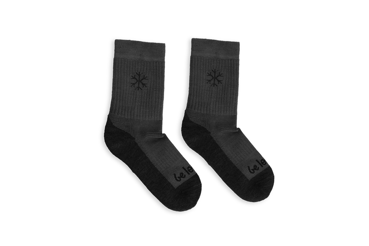 Chaussettes enfants Barefoot Be Lenka Kids - Crew - Merino Wool - Grey