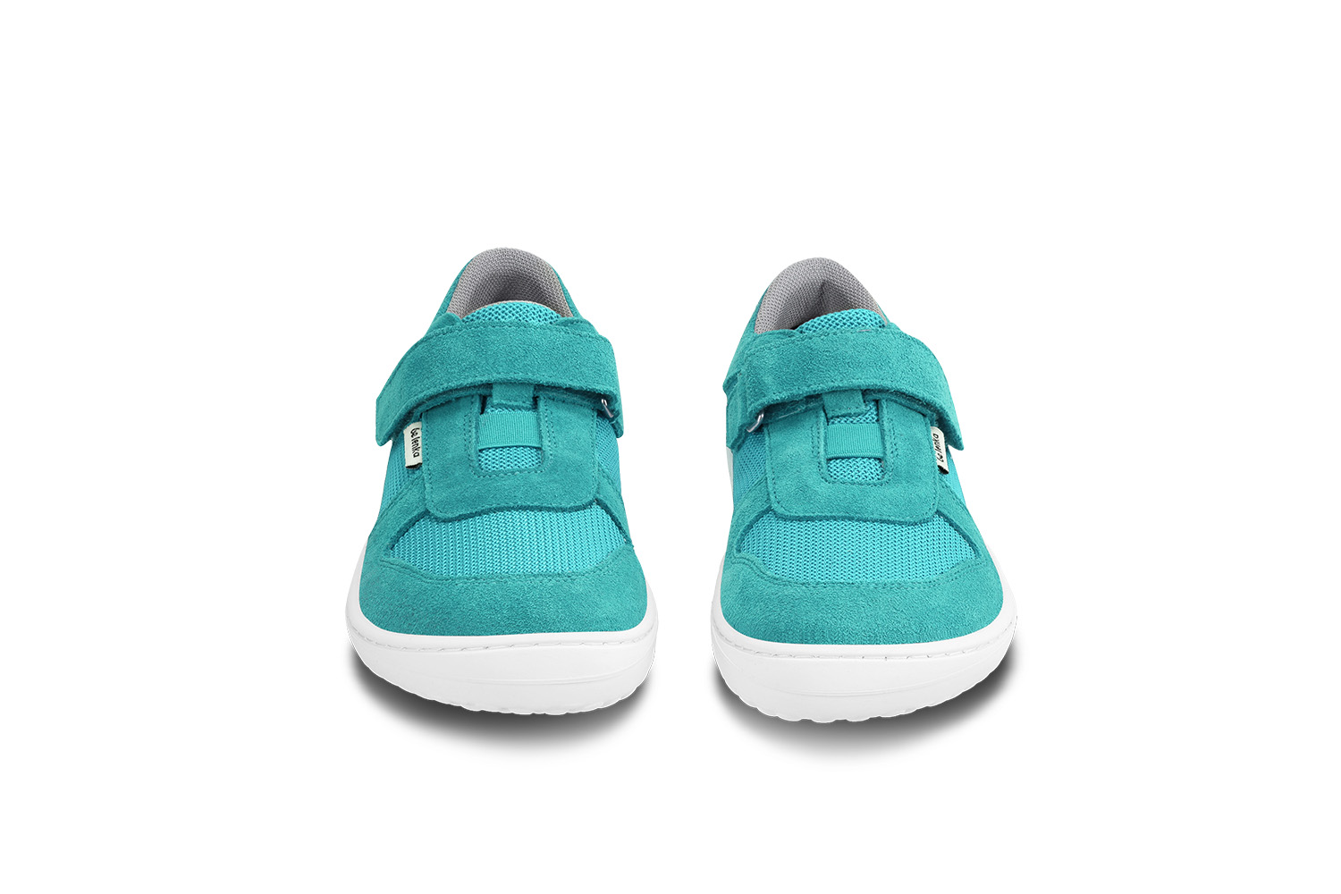 Baskets enfants barefoot Be Lenka Joy - Turquoise & White.