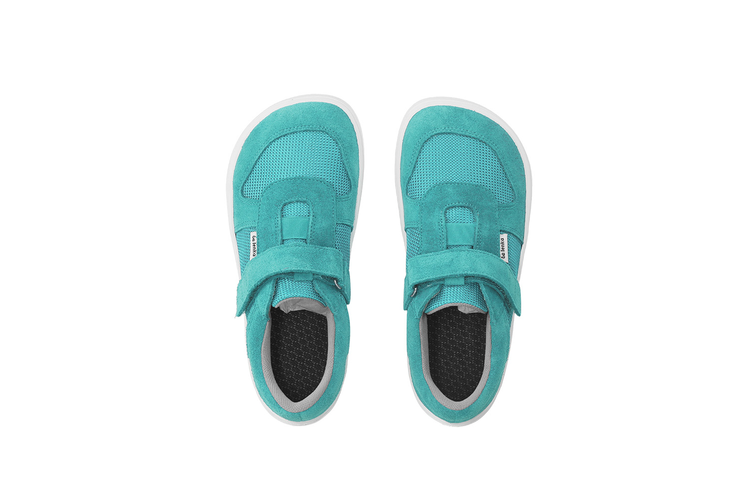 Baskets enfants barefoot Be Lenka Joy - Turquoise & White.