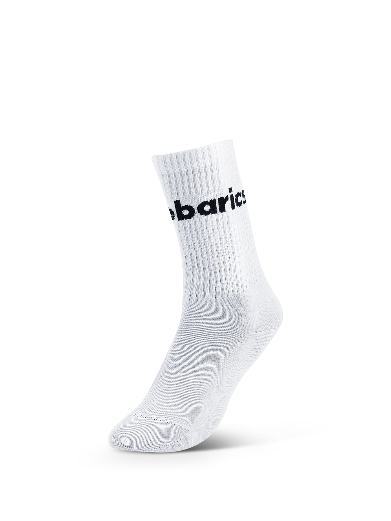 Barebarics - Chaussettes Barefoot - Crew - White - Big logo