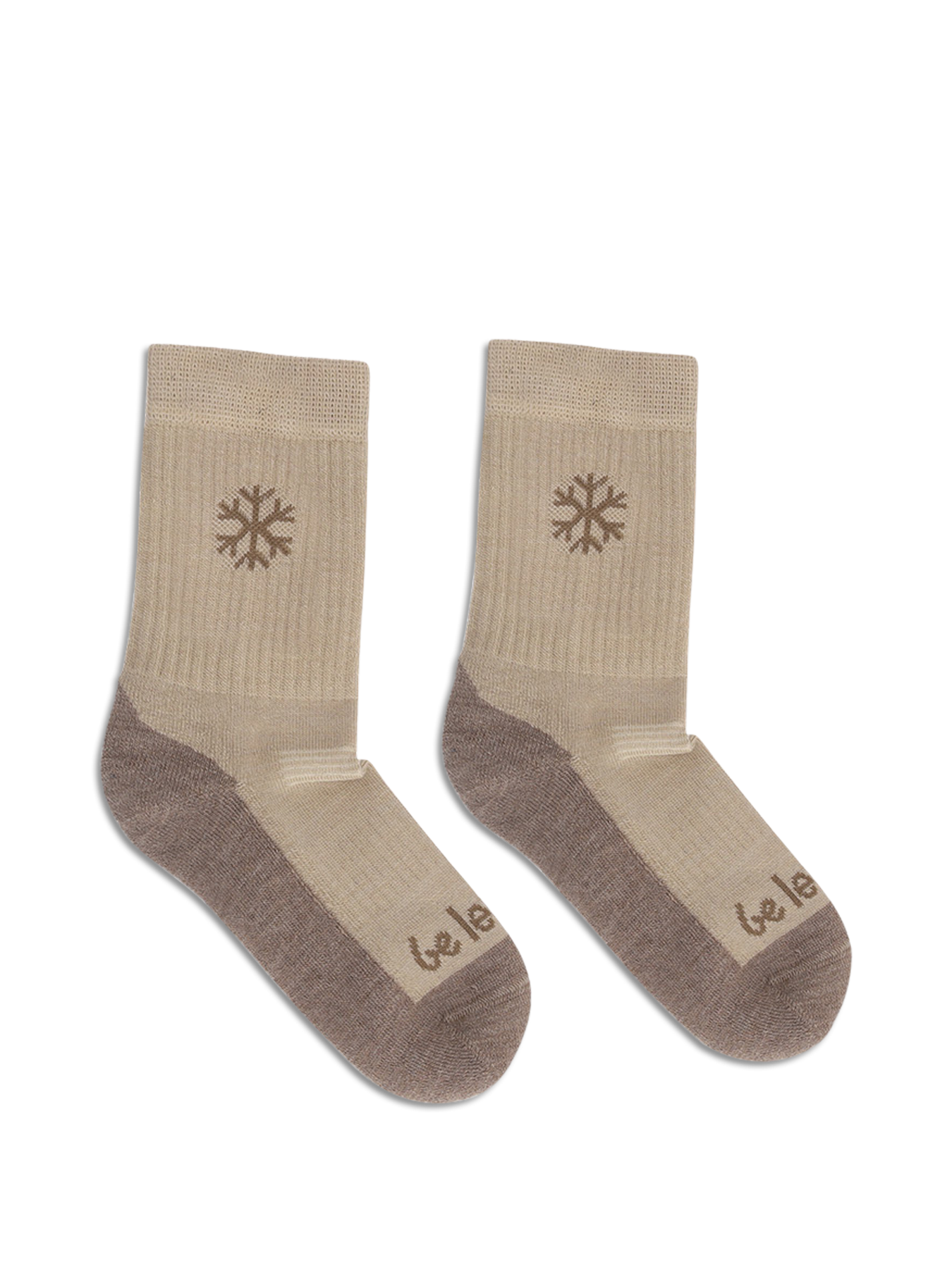 Chaussettes enfants Barefoot Be Lenka Kids - Crew - Merino Wool - Beige