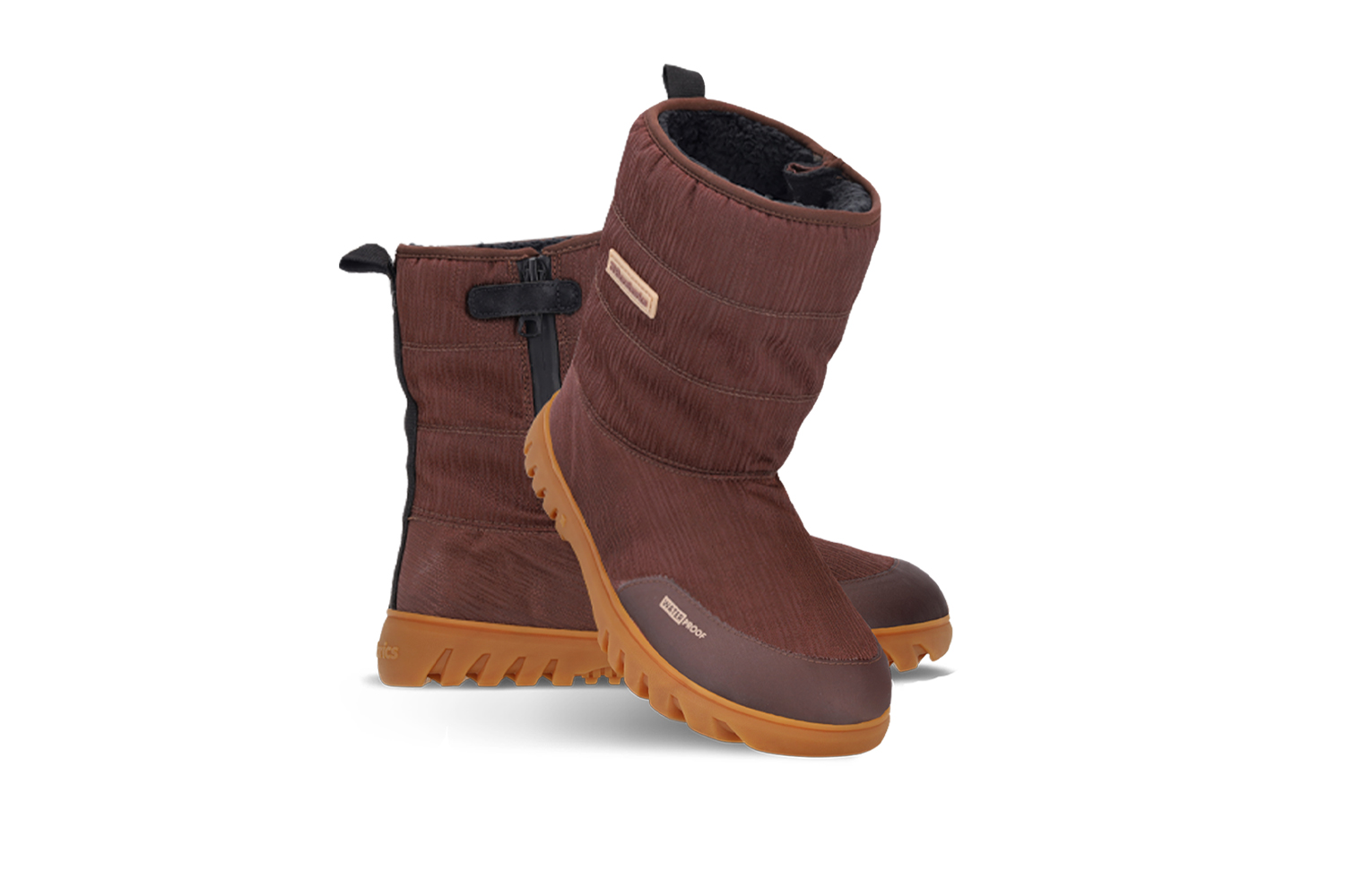 Barefoot chaussures d'hiver Barebarics PolarStride - Copper Brown.