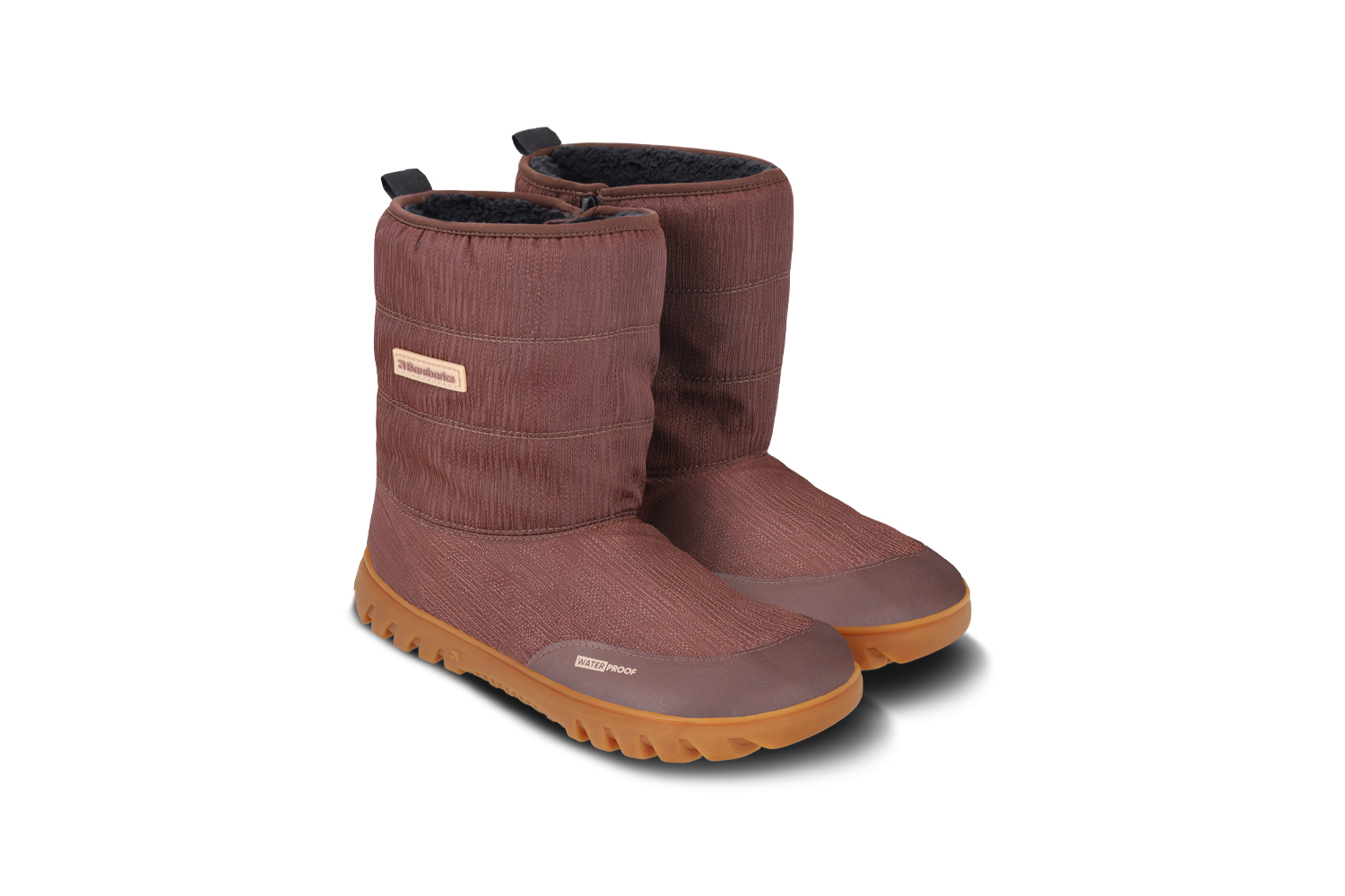 Barefoot chaussures d'hiver Barebarics PolarStride - Copper Brown.