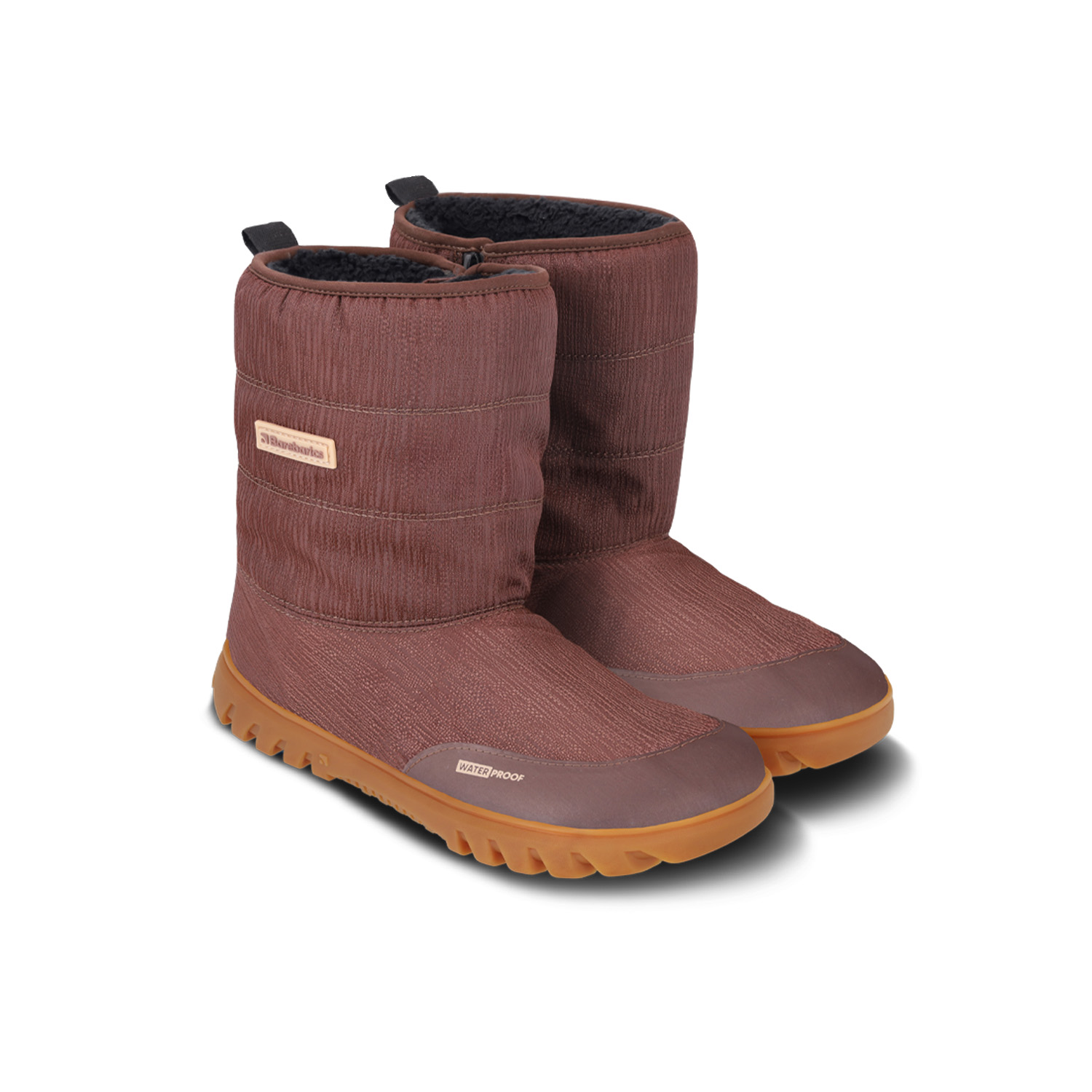 Barefoot chaussures d'hiver Barebarics PolarStride - Copper Brown.