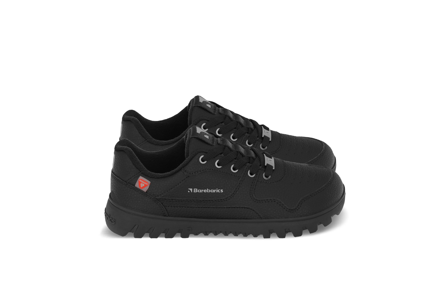 Barefoot Sneakers Barebarics Zing Frost - All Black.
Tige : cuirDoublure : polaire + isolation PrimaloftSemelle intérieure : PU + polyester (amovible)Semelle : gomme (PowerGrip)Production : Vietnam
Attributs barefoot :
la semelle Barebarics PowerGrip présente un motif qui soutiendra votre marche tout en évitant de glisserla technologie Primaloft utilisée est le meilleur absolu parmi les matériaux d'isolation thermiquetige en cuirtesté sous un million de plis
Avantages des chaussures barefoot :
semelle souplezéro drop : talon et orteil au même niveau pour une bonne posturepointe spacieuse pour vos oretilsdes chaussures légères