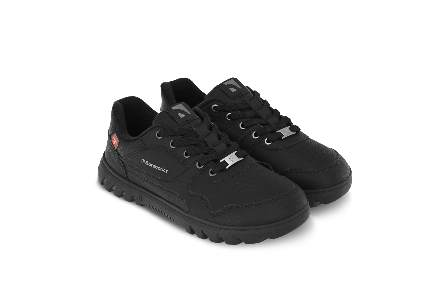 Barefoot Sneakers Barebarics Zing Frost - All Black.
Tige : cuirDoublure : polaire + isolation PrimaloftSemelle intérieure : PU + polyester (amovible)Semelle : gomme (PowerGrip)Production : Vietnam
Attributs barefoot :
la semelle Barebarics PowerGrip présente un motif qui soutiendra votre marche tout en évitant de glisserla technologie Primaloft utilisée est le meilleur absolu parmi les matériaux d'isolation thermiquetige en cuirtesté sous un million de plis
Avantages des chaussures barefoot :
semelle souplezéro drop : talon et orteil au même niveau pour une bonne posturepointe spacieuse pour vos oretilsdes chaussures légères