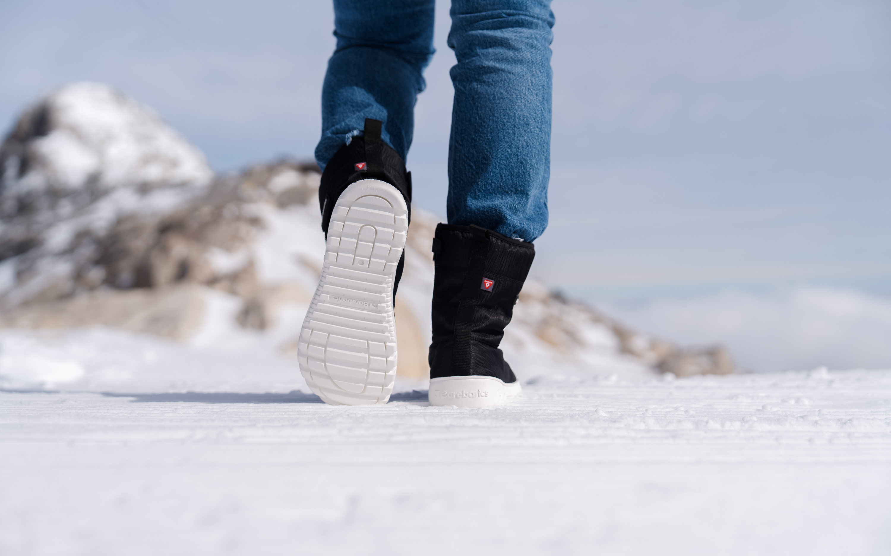 Barefoot chaussures d'hiver Barebarics PolarStride - Black.