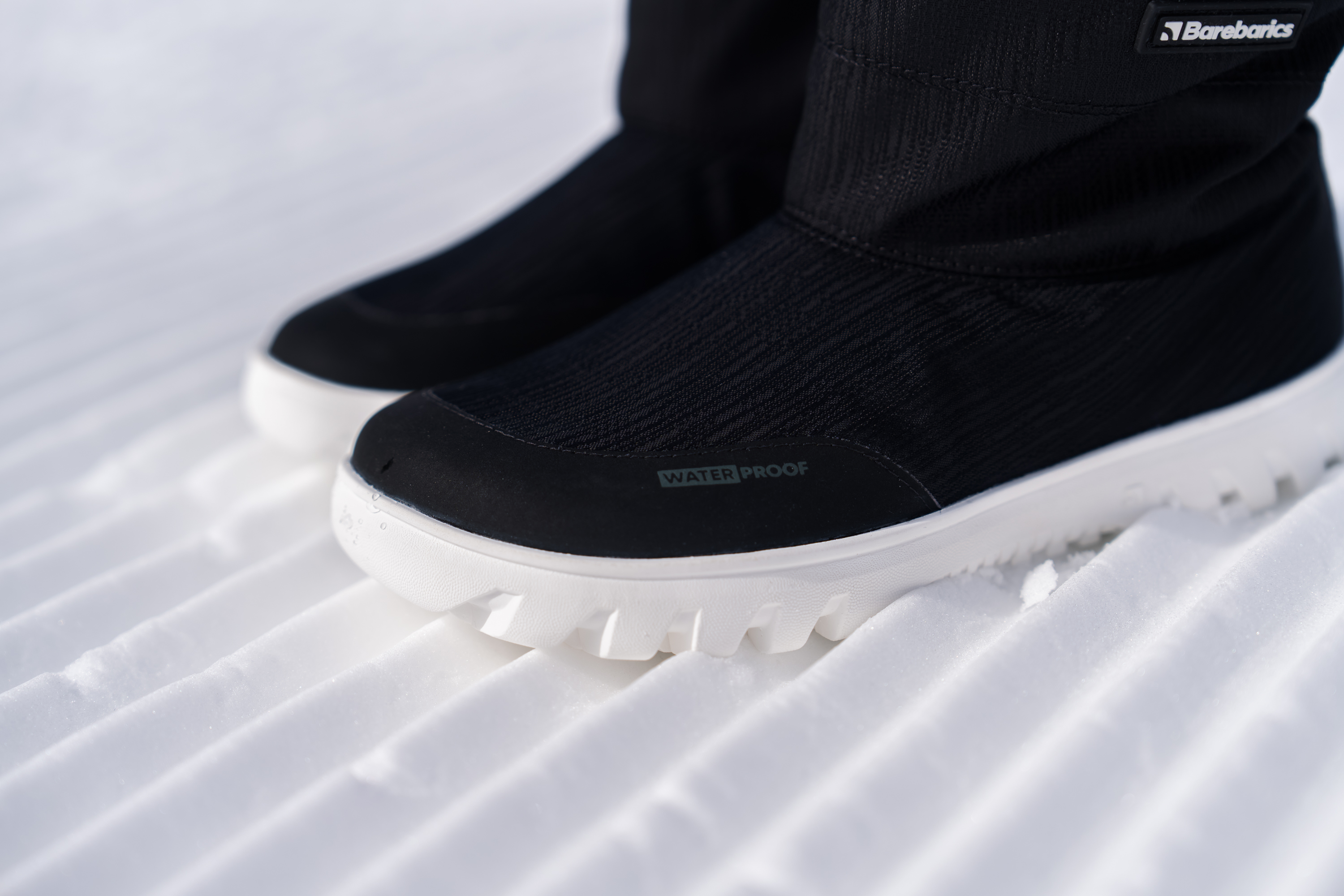 Barefoot chaussures d'hiver Barebarics PolarStride - Black.