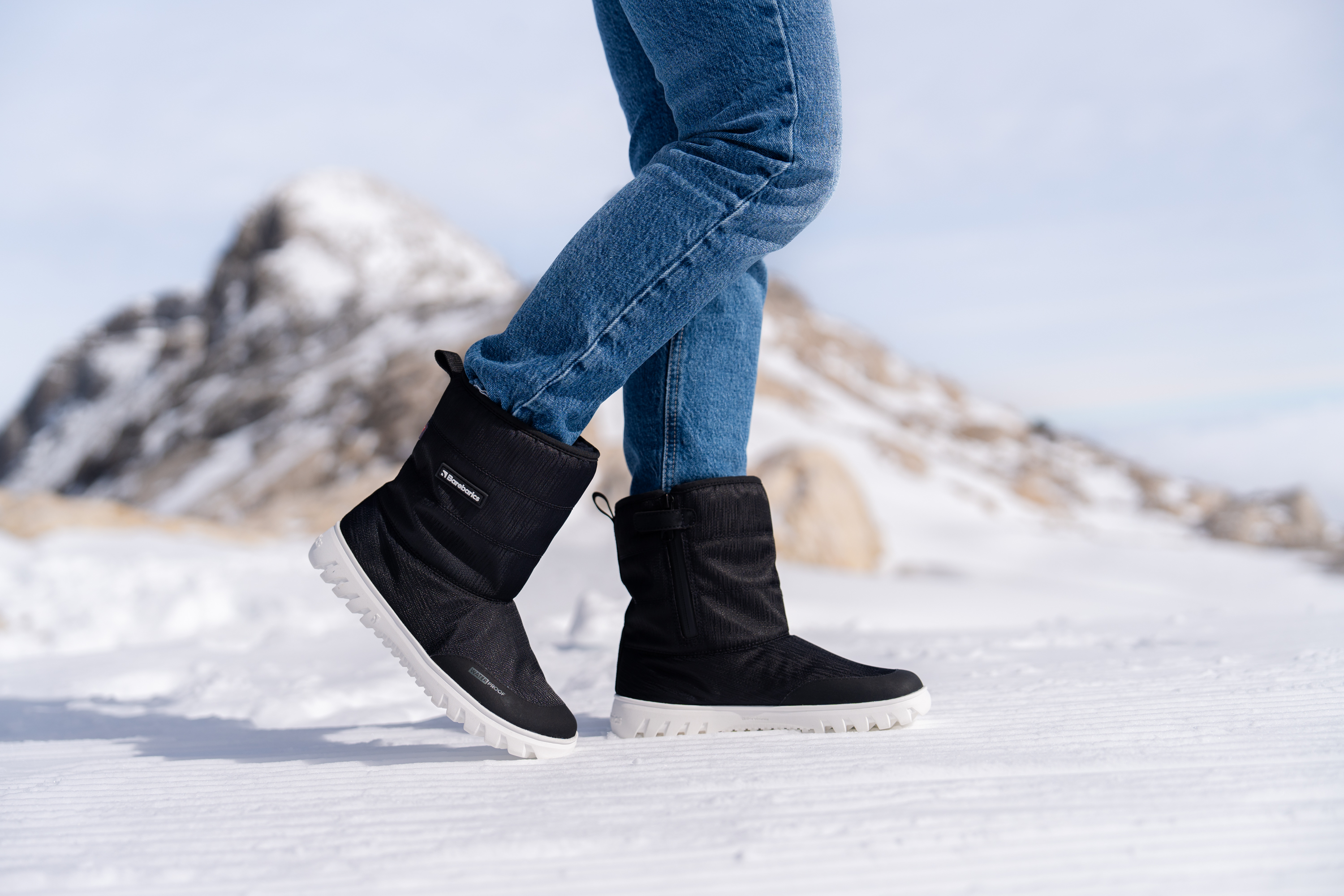 Barefoot chaussures d'hiver Barebarics PolarStride - Black.