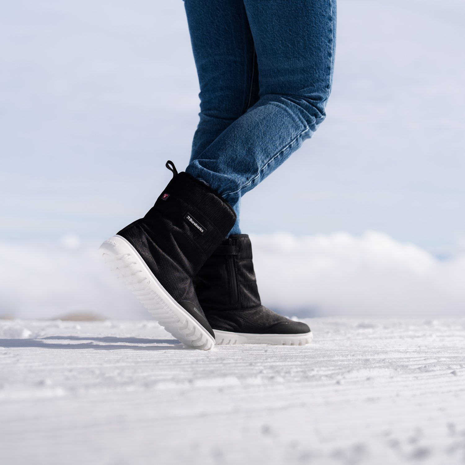 Barefoot chaussures d'hiver Barebarics PolarStride - Black.