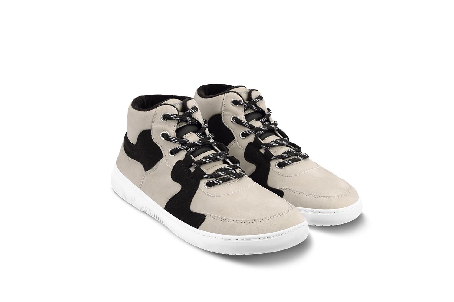 Barefoot Sneakers Barebarics Lynx - Beige & White.