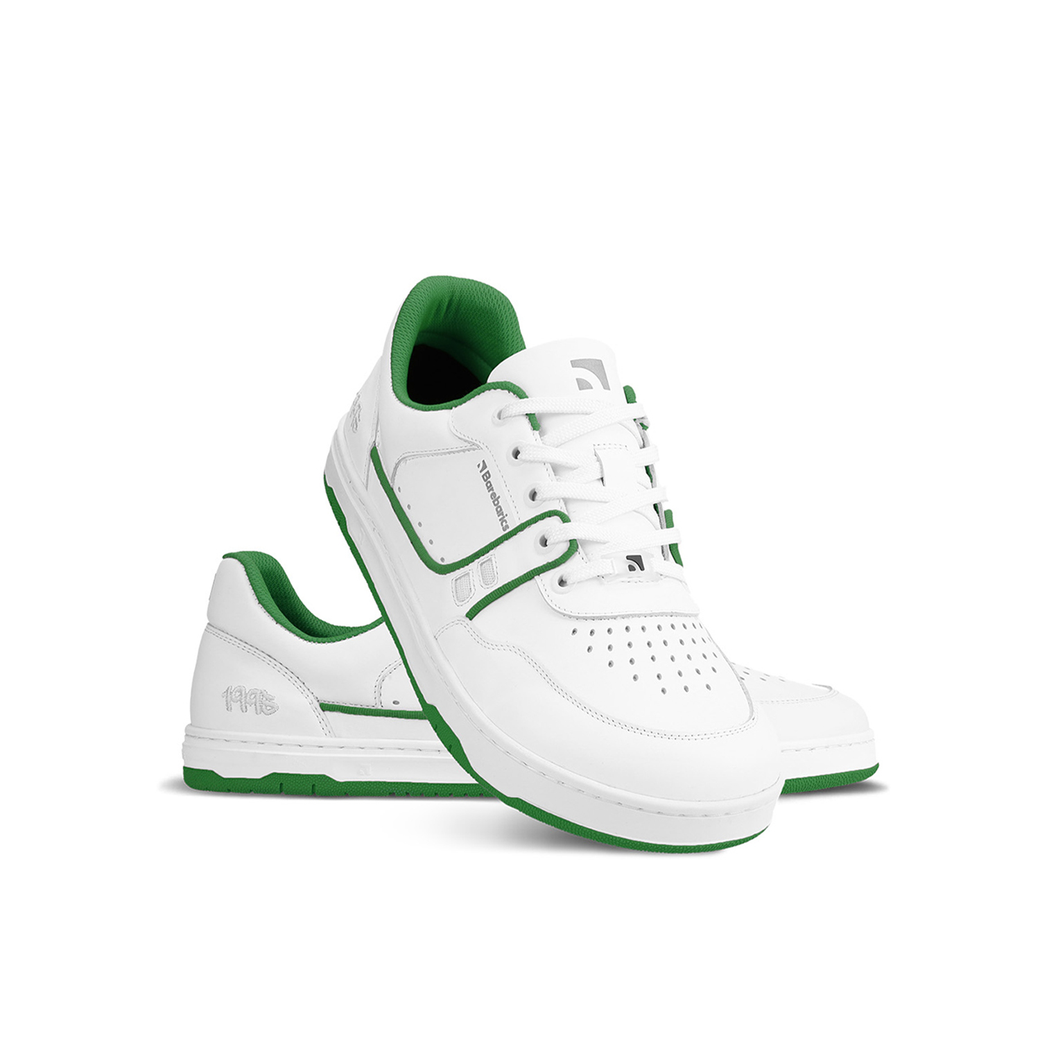 Barefoot Sneakers Barebarics Arise - White & Green