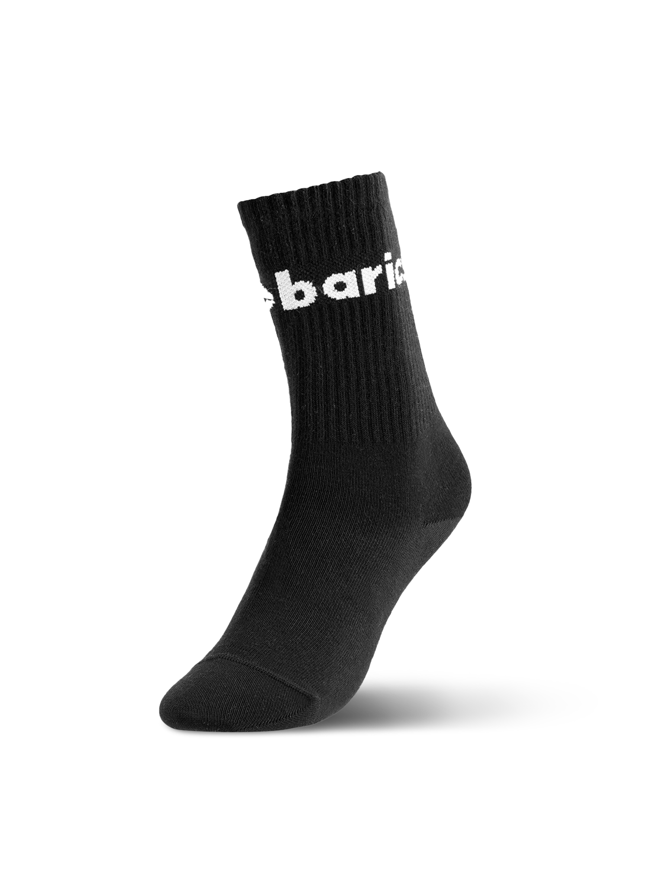 Barebarics - Chaussettes Barefoot - Crew - Black - Big logo