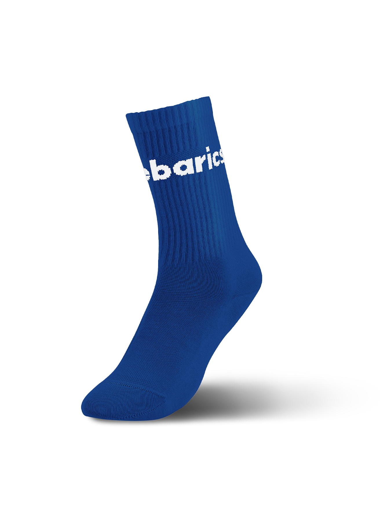 Barebarics - Chaussettes Barefoot - Crew - Cobalt Blue - Big logo