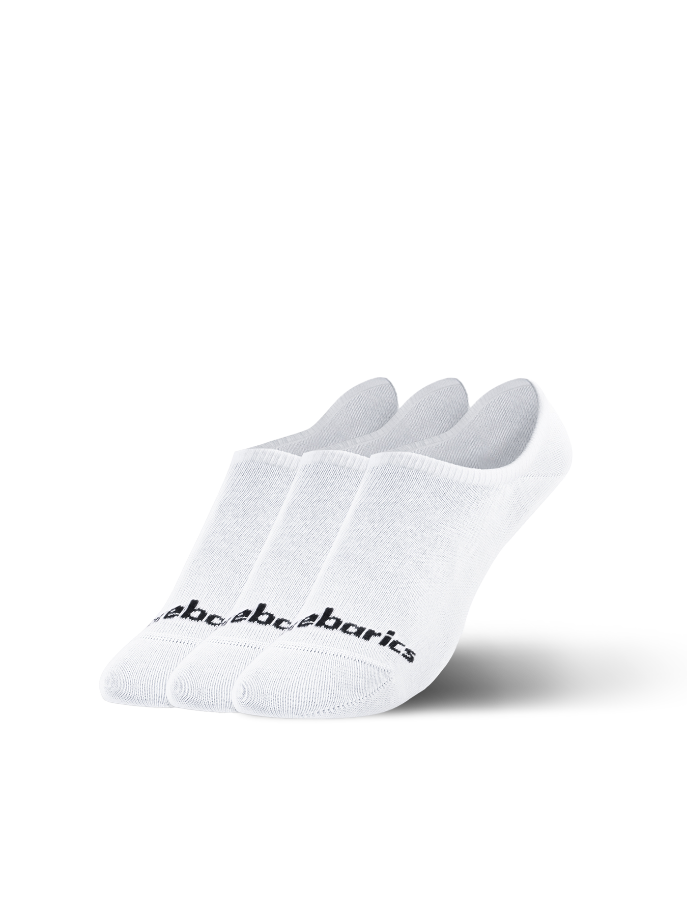 Barebarics - Chaussettes Barefoot - No-Show - White - 3 pack